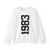 1983 Sweatshirt, 1983 College Style 1983 Year Sweatshirt, 1983 Birthday Shirt, 1983 Birthday Gift, 40th Birthday Sweatshirt, Gift for Her