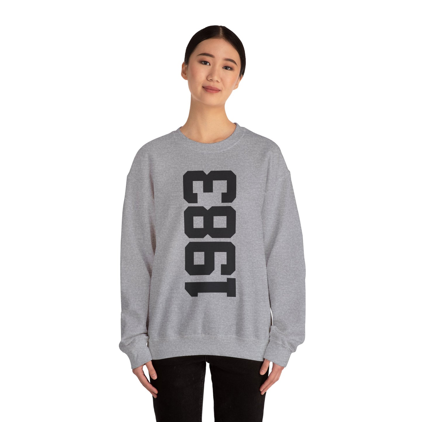 1983 Sweatshirt, 1983 College Style 1983 Year Sweatshirt, 1983 Birthday Shirt, 1983 Birthday Gift, 40th Birthday Sweatshirt, Gift for Her