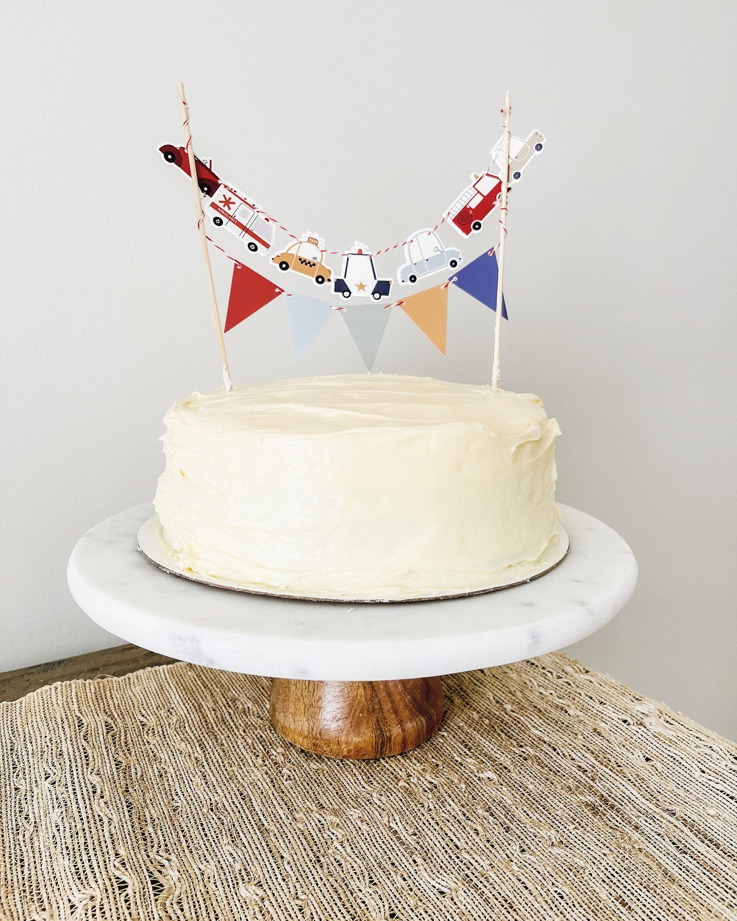 Car Cake Banner
