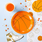 BBL1038 - Basketball Shaped Paper Cocktail Napkin