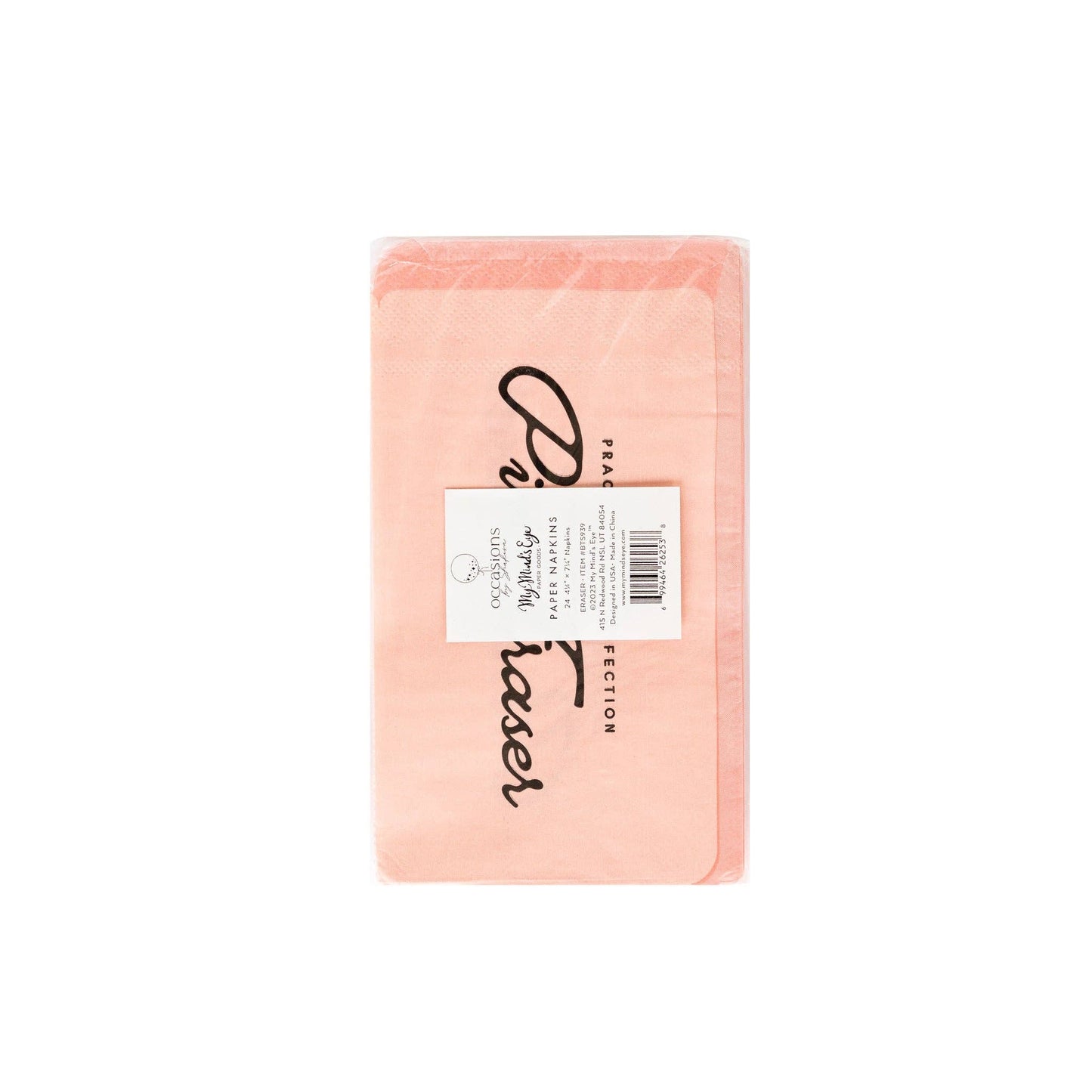 BTS939 -  Occasions By Shakira - Back To School Eraser Dinner Napkin