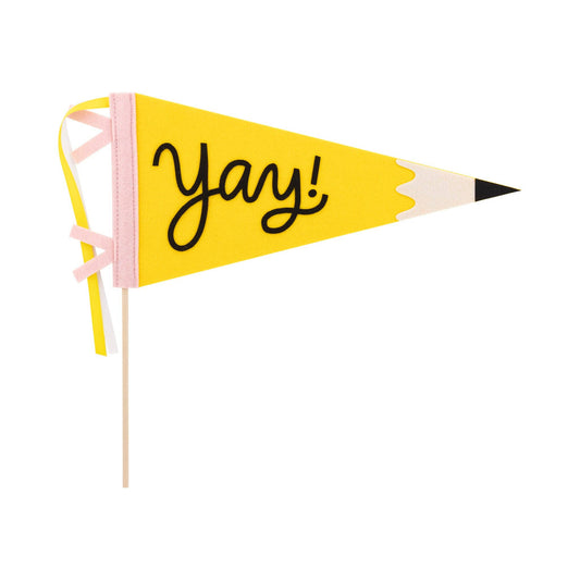 Felt Pencil Banner, Back to School Sign, First Day of School Photo Prop, Classroom Decor, Teacher Gift, Pencil Pennant, School Decor, Pencil