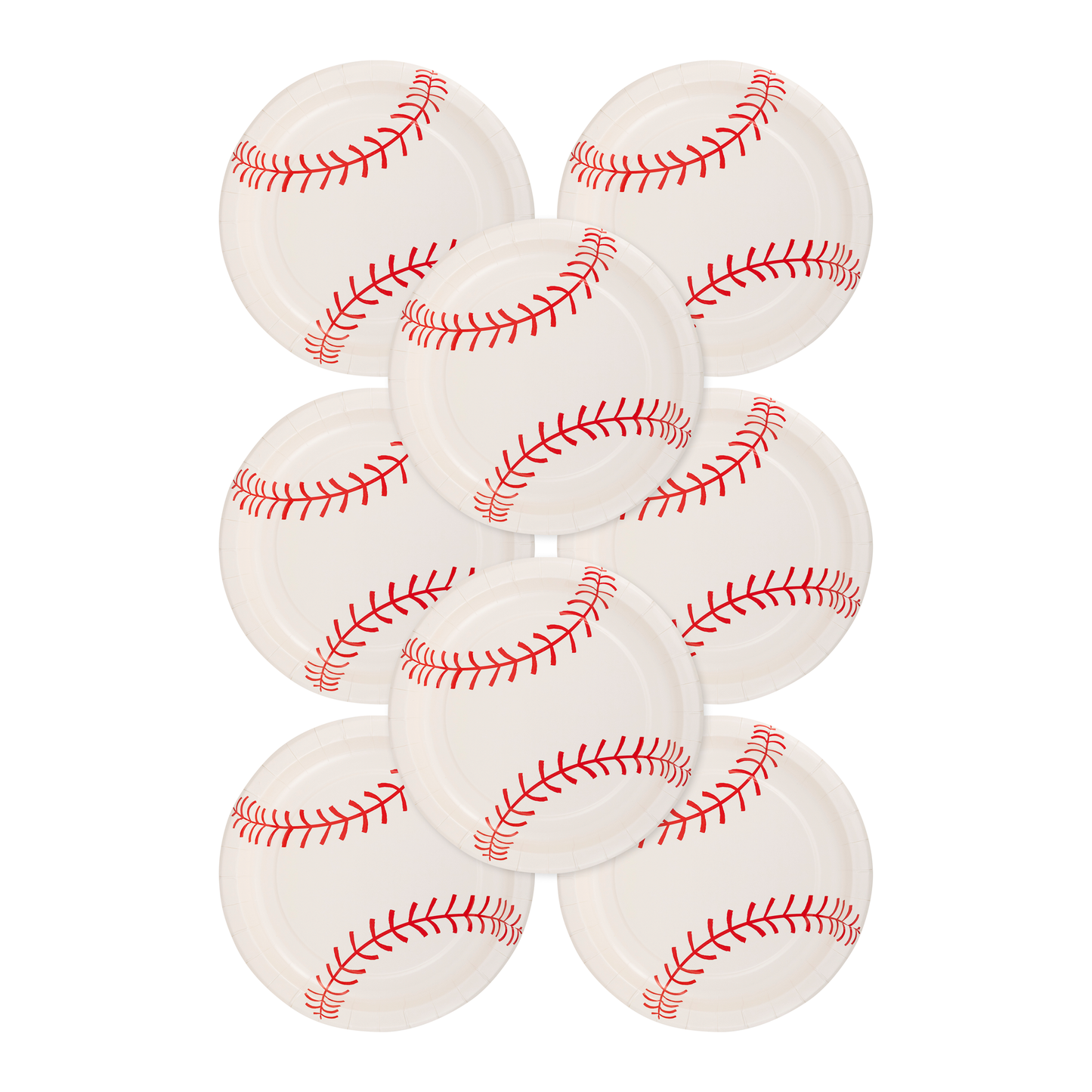 BAS1042 - Baseball Paper Plate