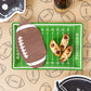 FTB939 -  Football Shaped Paper Dinner Napkin