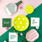 PCK1037 - Pickleball Shaped Paper Cocktail Napkin