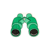 SAF939 -  Safari Binoculars Shaped Paper Dinner Napkin
