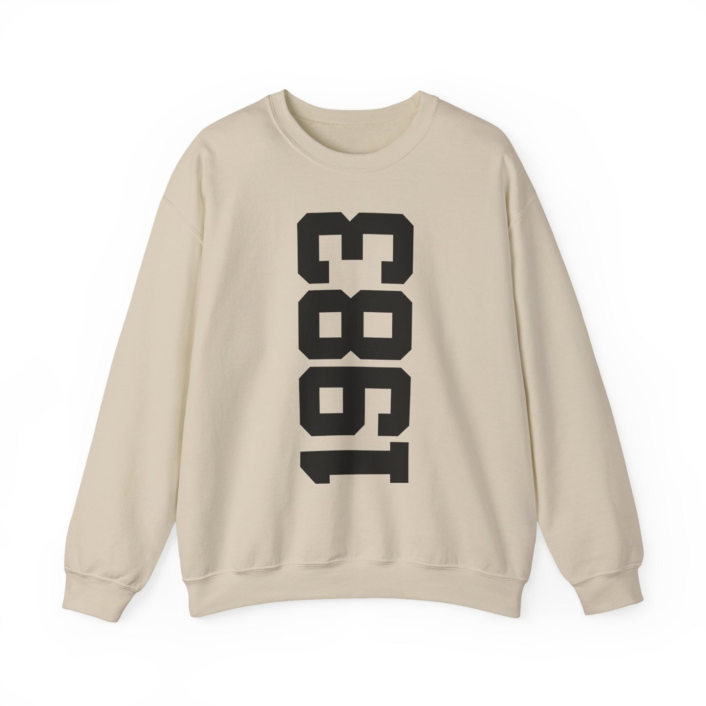 1983 Sweatshirt, 1983 College Style 1983 Year Sweatshirt, 1983 Birthday Shirt, 1983 Birthday Gift, 40th Birthday Sweatshirt, Gift for Her
