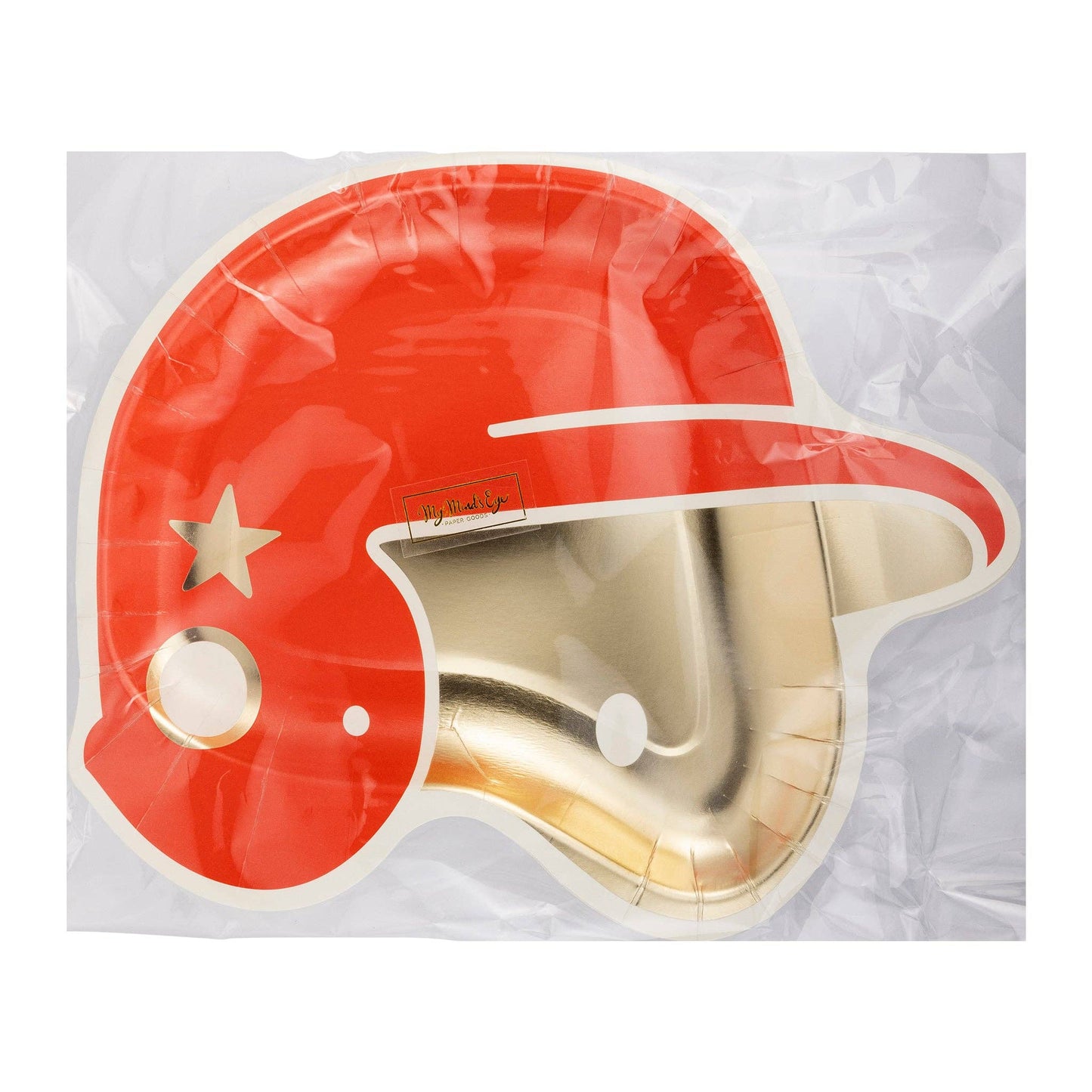 BAS1040 - Helmet Shaped Paper Plate