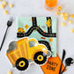 PLCON37 - Construction Sign Paper Cocktail Napkin