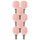 PCK1042 - Pink Paddle Shaped Paper Plate