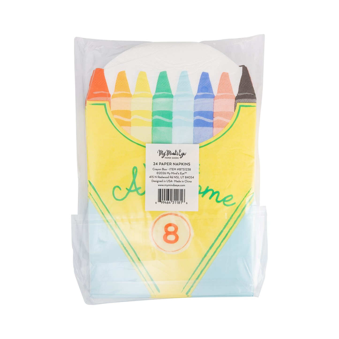 BTS1238 - Crayon Box Shaped Dinner Napkin