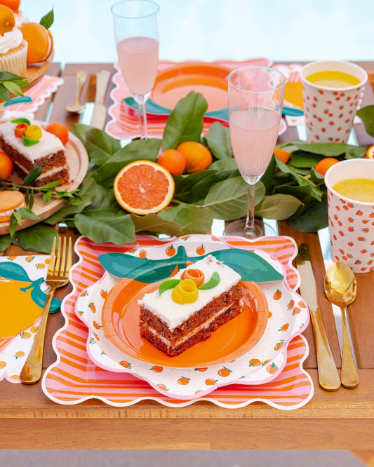 ORA1140 - Orange Shaped Plate