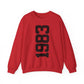 1983 Sweatshirt, 1983 College Style 1983 Year Sweatshirt, 1983 Birthday Shirt, 1983 Birthday Gift, 40th Birthday Sweatshirt, Gift for Her