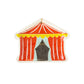 CAR940 -  Carnival Tent Shaped Plate