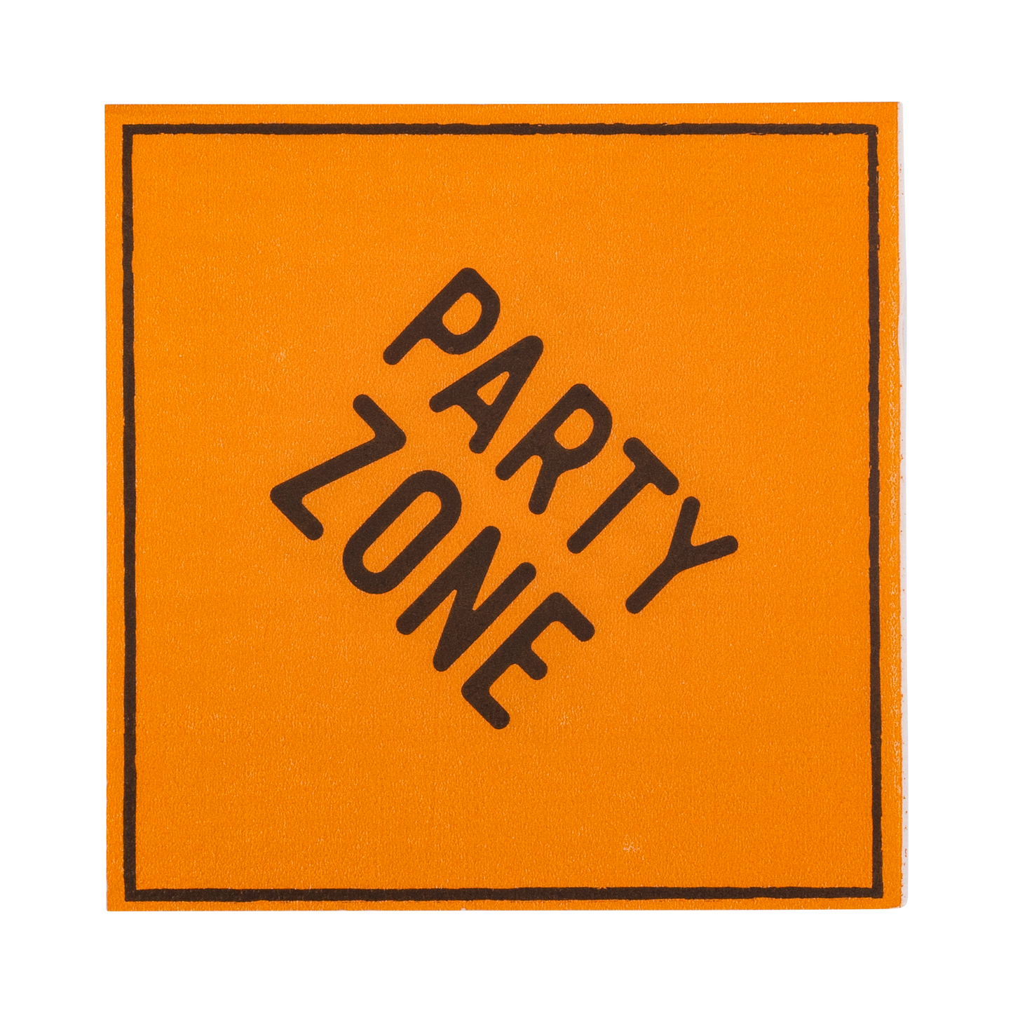 PLCON37 - Construction Sign Paper Cocktail Napkin