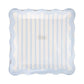 BAB1142 - Blue Striped 10" Plate