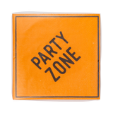 PLCON37 - Construction Sign Paper Cocktail Napkin