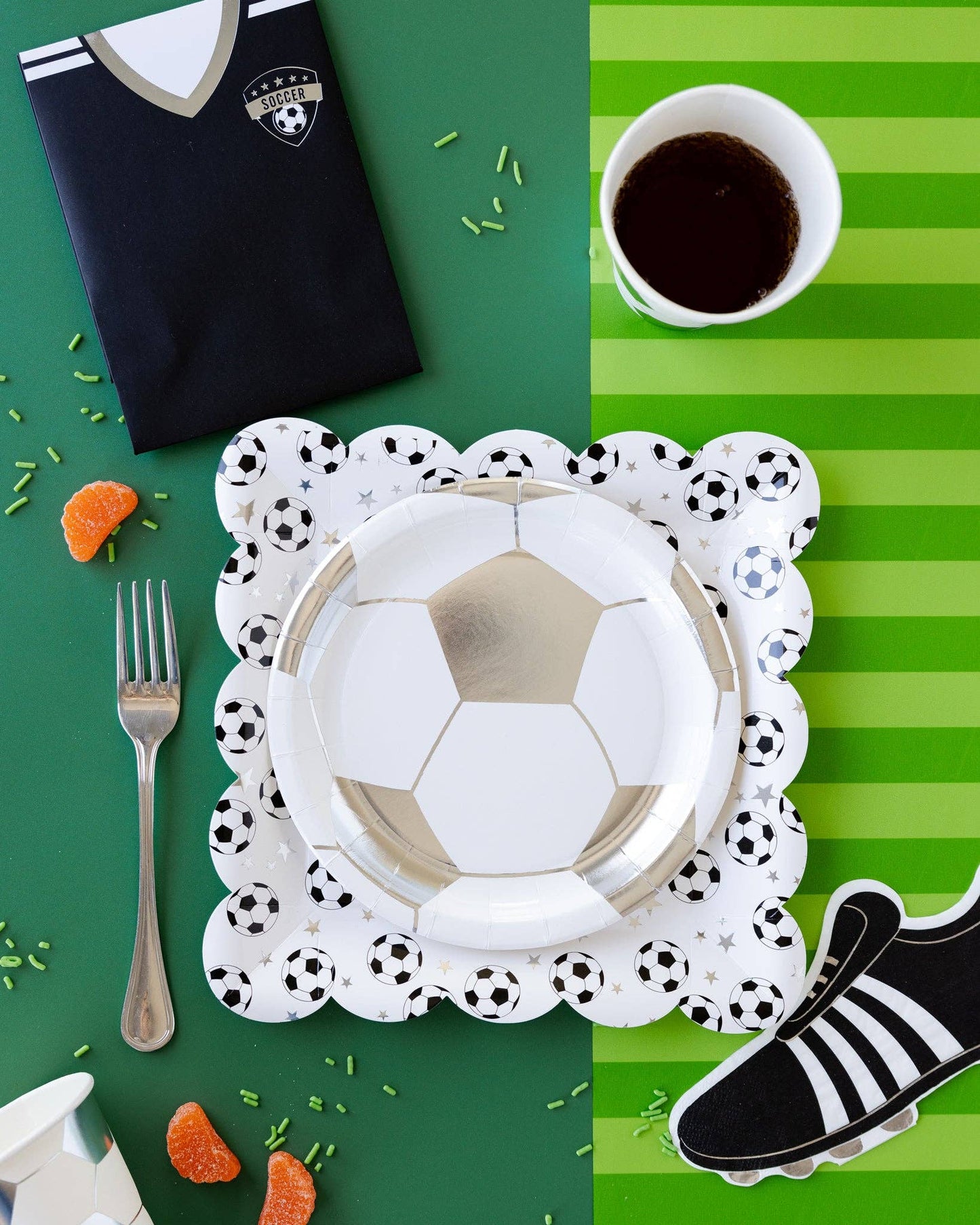 SOC1038 - Shoe Shaped Paper Dinner Napkin