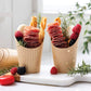 PLCC1636 - Gold Foil Kraft Dots and Stripes Charcuterie Cups (24ct)