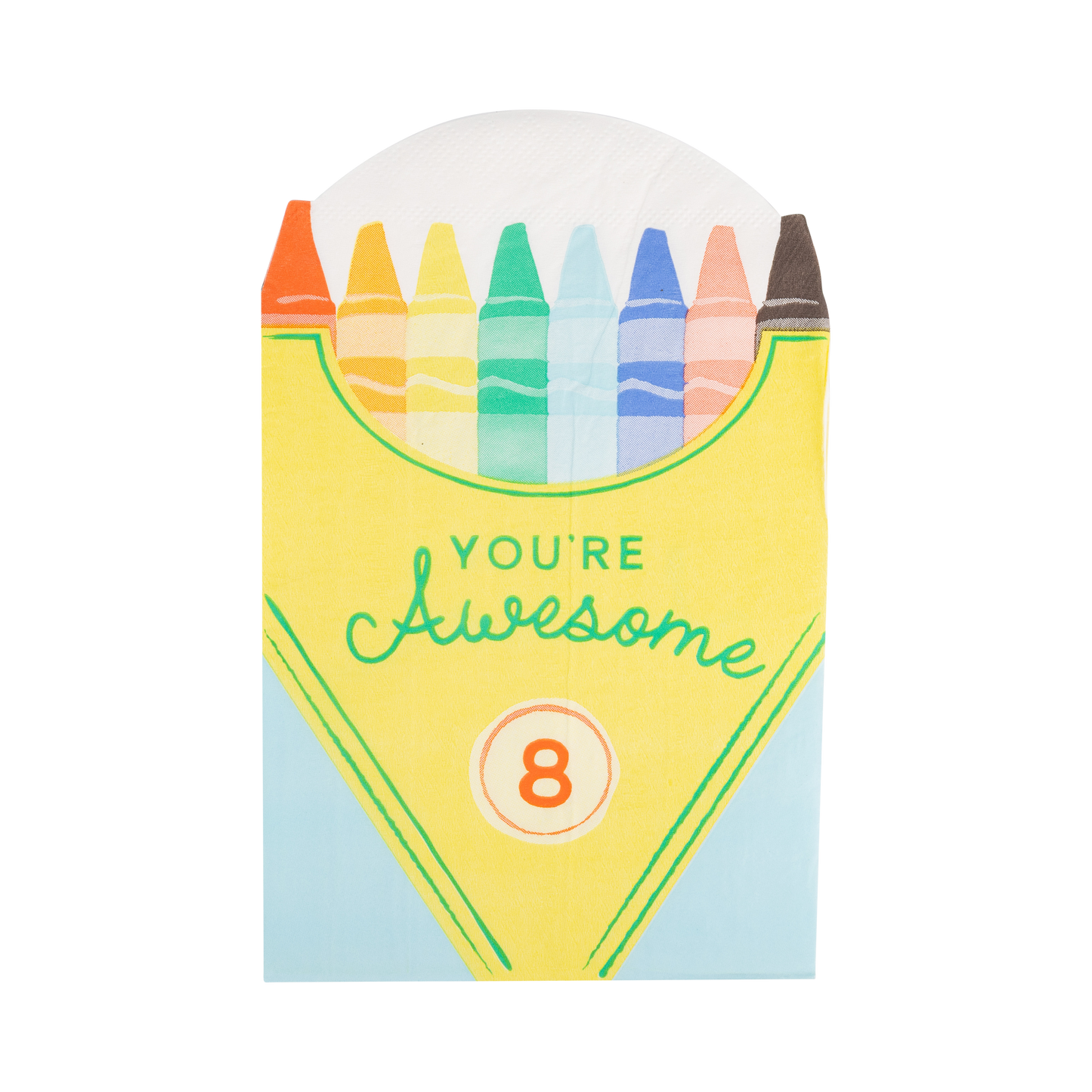 BTS1238 - Crayon Box Shaped Dinner Napkin