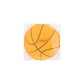 BBL1038 - Basketball Shaped Paper Cocktail Napkin