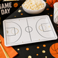 Basketball Court Shaped Paper Plates – Basketball Birthday Party Plates & Sports Tableware