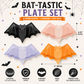 Bat Shaped Paper Plates – Halloween Party Plates, Spooky Birthday & Vampire Party Supplies