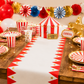 Carnival Table Runner | Circus Party Decorations | Carnival Birthday Party Decor | Big Top Party Supplies | Carnival Theme Table Decor