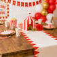 Carnival Table Runner | Circus Party Decorations | Carnival Birthday Party Decor | Big Top Party Supplies | Carnival Theme Table Decor