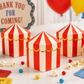 Carnival Favor Boxes, Circus Treat Boxes, Big Top Party Favor Boxes, Carnival Party Decorations, Circus Candy Boxes, Carnival Favors, 8 Ct