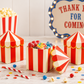 Carnival Favor Boxes, Circus Treat Boxes, Big Top Party Favor Boxes, Carnival Party Decorations, Circus Candy Boxes, Carnival Favors, 8 Ct