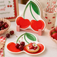 Cherry Shaped Paper Plates – Sweet Cherry Birthday Party, Baby Shower & Summer Party Plates