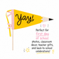 Felt Pencil Banner, Back to School Sign, First Day of School Photo Prop, Classroom Decor, Teacher Gift, Pencil Pennant, School Decor, Pencil