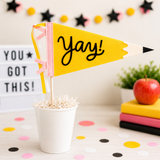 Felt Pencil Banner, Back to School Sign, First Day of School Photo Prop, Classroom Decor, Teacher Gift, Pencil Pennant, School Decor, Pencil