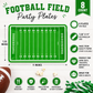 Football Field Party Plates | Touchdown Game Day Plates | Football Birthday Party Supplies | Tailgate Decorations | Sports Party Plate |8 Ct