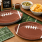 Football Shaped Paper Plates – Game Day Party Plates