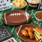 Football Shaped Paper Plates – Game Day Party Plates