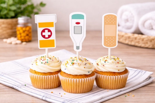 Nurse Cupcake Toppers, Doctor cupcake toppers, nurse party, RN Party, Nursing Graduation cupcake toppers, nurse cupcake toppers