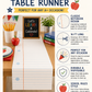 Back to School Table Runner, Ruler Kraft Paper Table Decor, First Day of School Breakfast Decorations, Teacher Classroom Party Decor