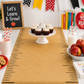 Back to School Table Runner, Ruler Kraft Paper Table Decor, First Day of School Breakfast Decorations, Teacher Classroom Party Decor