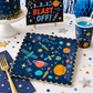 Space Paper Plates – Outer Space Birthday Party, Galaxy & Astronaut Party Plates