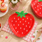 Strawberry Shaped Paper Plates, Strawberry Birthday Party Plates, Berry First Birthday Decorations, Summer Picnic Party Supplies, 8 Ct