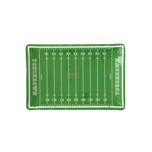 FTB940 -  Football Field Shaped Paper Plate