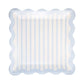 BAB1142 - Blue Striped 10" Plate