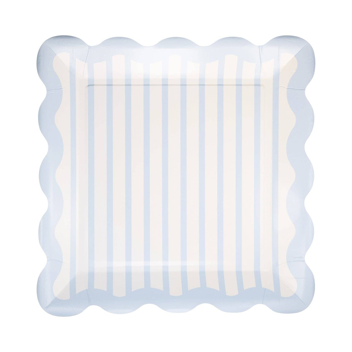 BAB1142 - Blue Striped 10" Plate