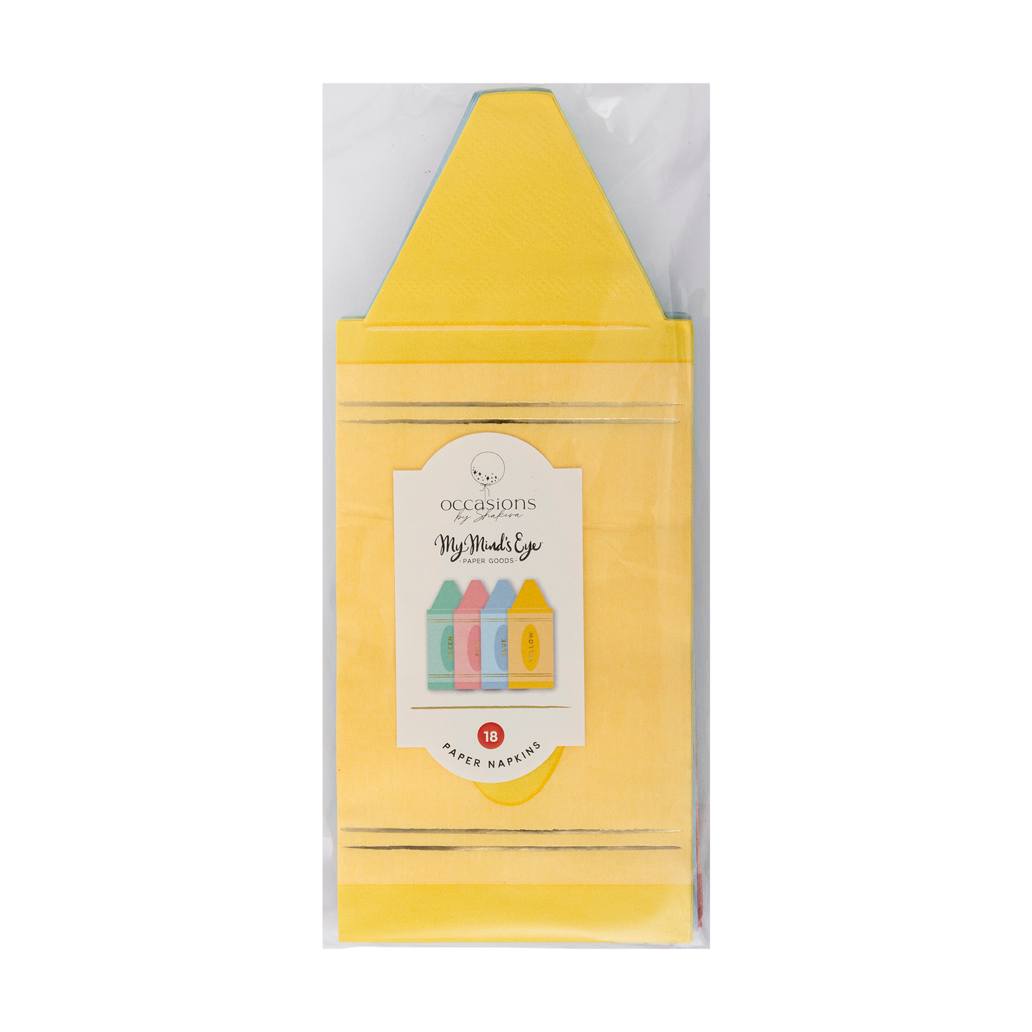 BTS1037 - Occasions By Shakira - Crayons Napkin Set