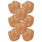 BAS1041 - Baseball Mitt Shaped Paper Plate