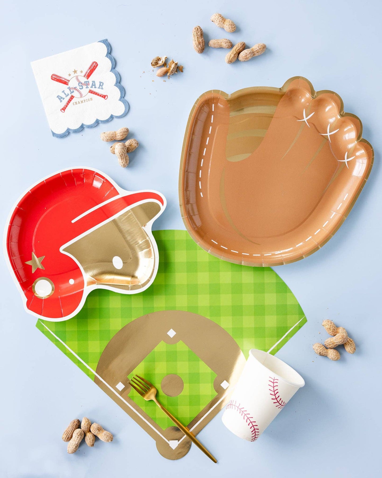 BAS1040 - Helmet Shaped Paper Plate