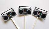 80's Party Goody Bags, Boom Box Goody Bags, 80's Favor Bags, 80's Gift Bags