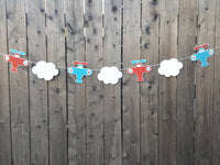 Airplane Garland, Airplane Banner, Airplane Party Garland, Airplane Baby Shower, Airplane Banner, Airplane Photo Prop (48171013P)